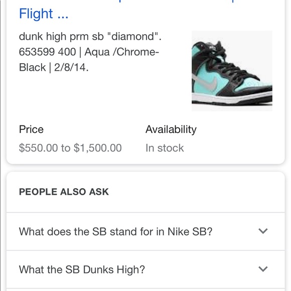 Nike Sb in box with receipt DS TIFFANYS SZ11 - Picture 8 of 8